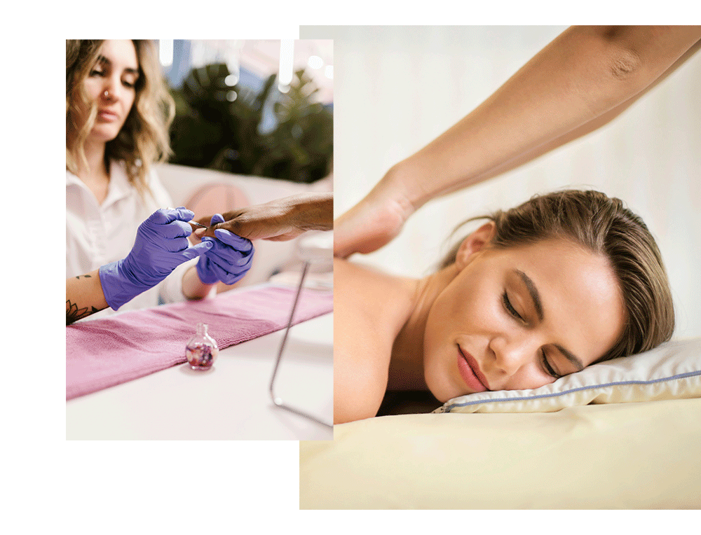 Imagen que muestra nuestros servicios de spa de uñas en Ecatepec: manicura, pedicura, nail art y ambiente relajante. Un espacio tierno y moderno para consentirte con estilo.